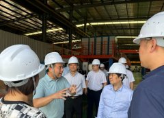 熱烈歡迎新余市水利局局長謝海峰一行領導蒞臨我司參觀指導！