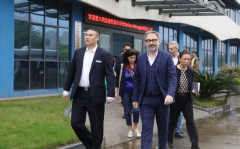 熱烈歡迎意大利圭迪佐洛市市長一行蒞臨我司參觀！
